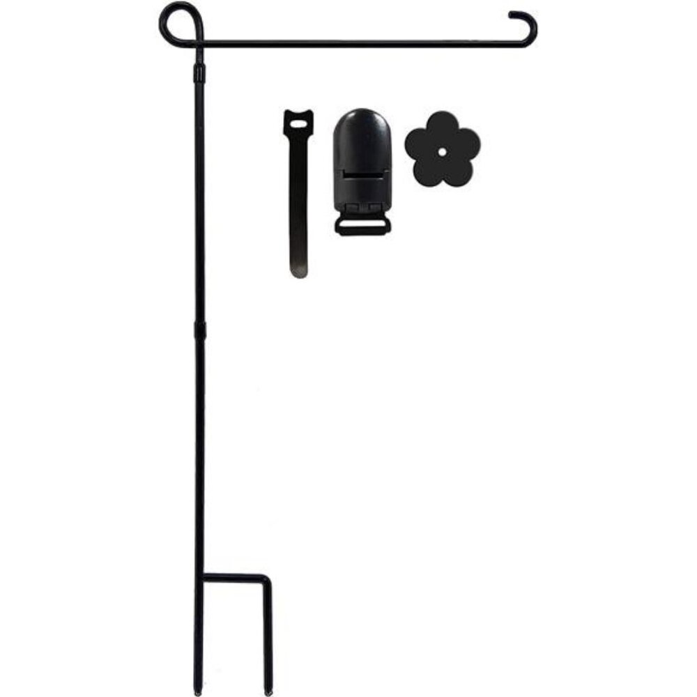Garden Flag Holder Stand, Premium Yard Flag Holder Weather-Proof Metal